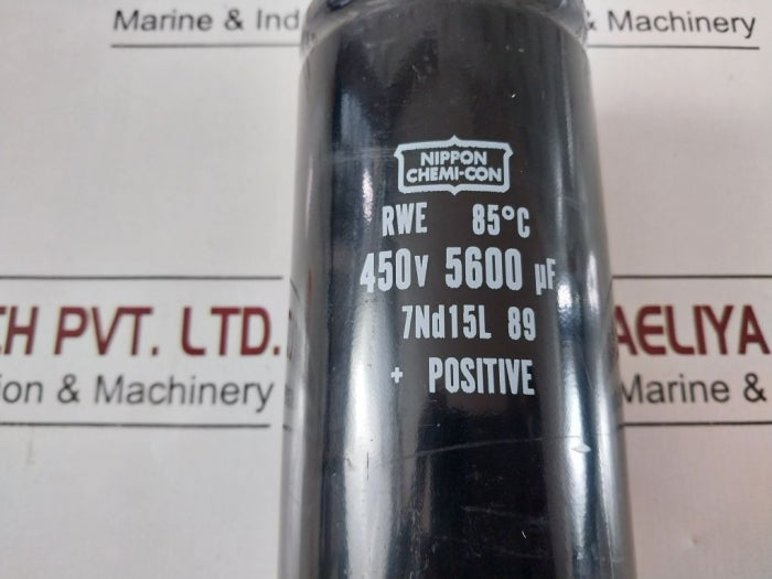 Nippon Chemi-con 7Nd15L 89 Capacitor 450V Rwe 85C
