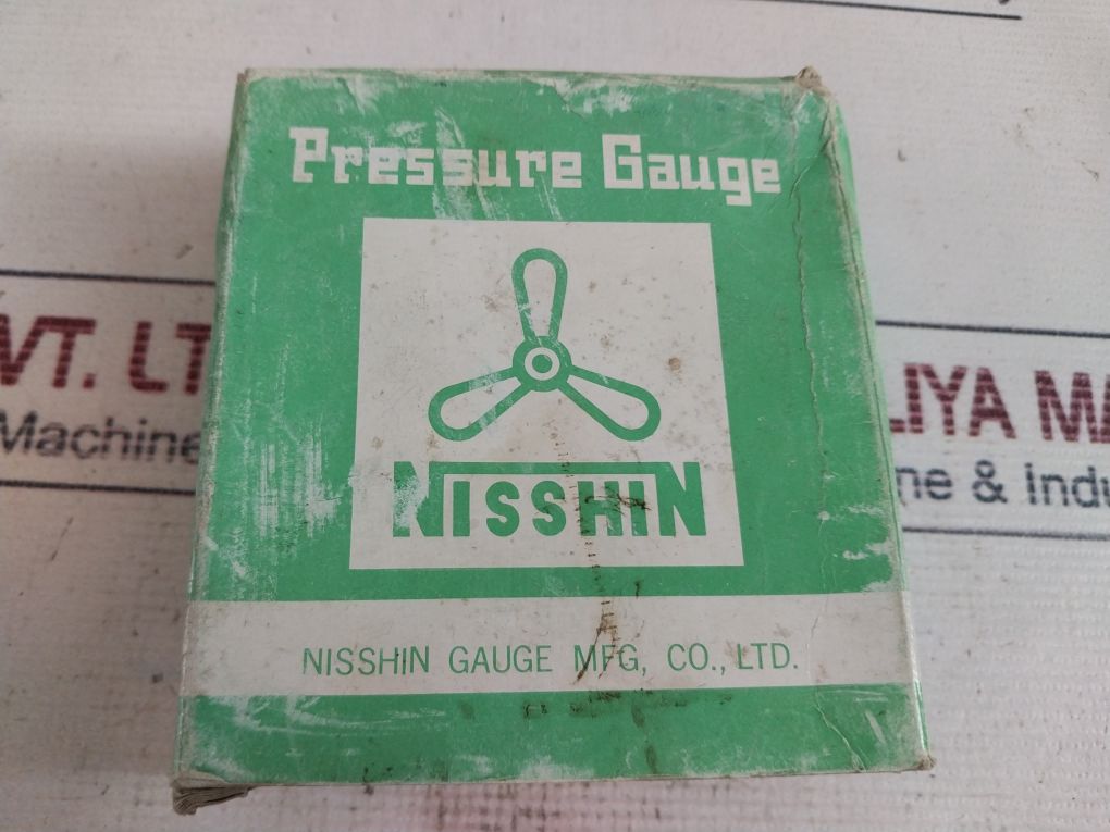 Nisshin 0-20 Kgf/Cm2 Compound Pressure Gauge Ammonia 0-20 Kgf/Cm2