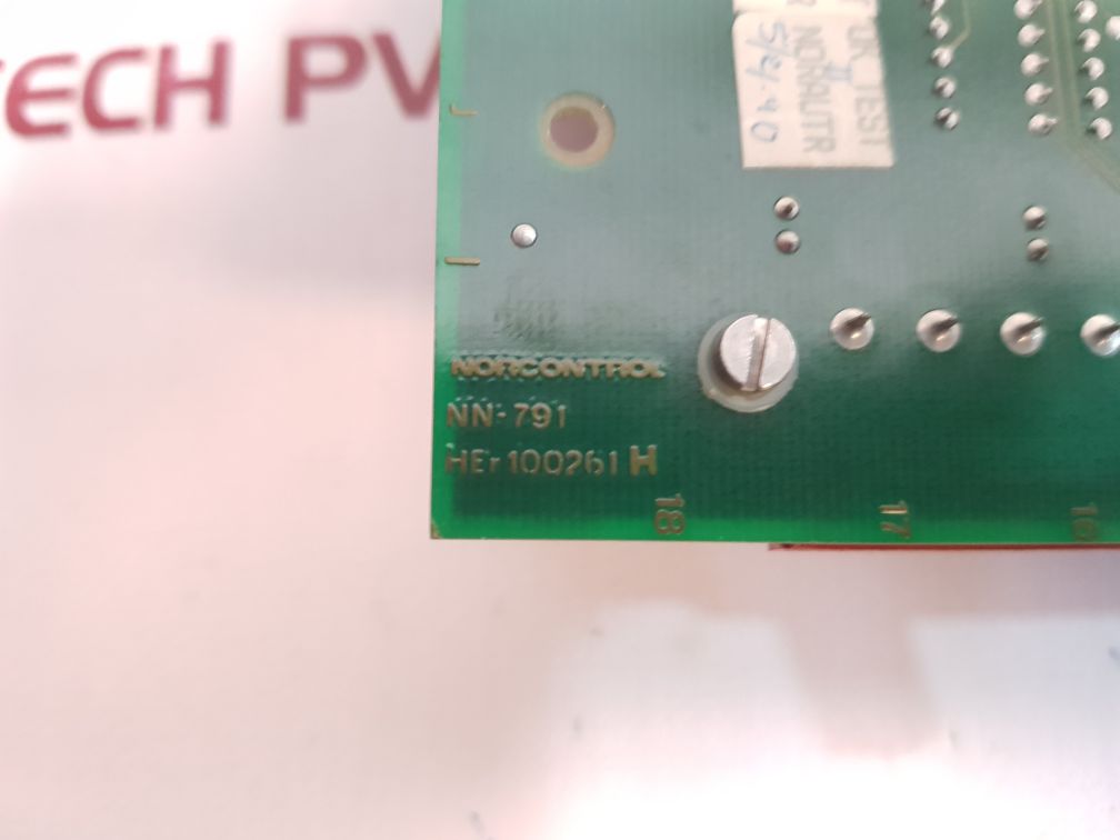 Nor Control Automation Nn-791 I/O Processor Card Her 100261H