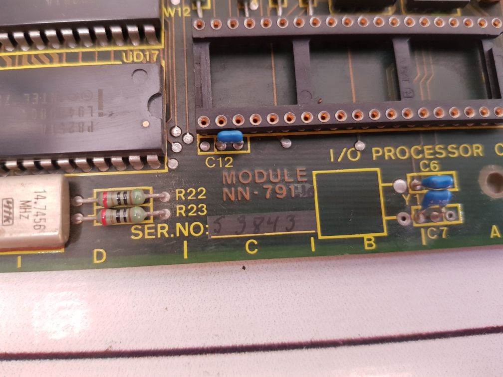 Norcontrol her 100261h i/o processor card nn-791