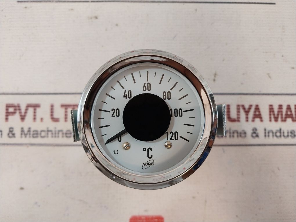 Noris Tachometerwerk R60-p11 Electronic Temperature Gauge 0-120°C Pt100