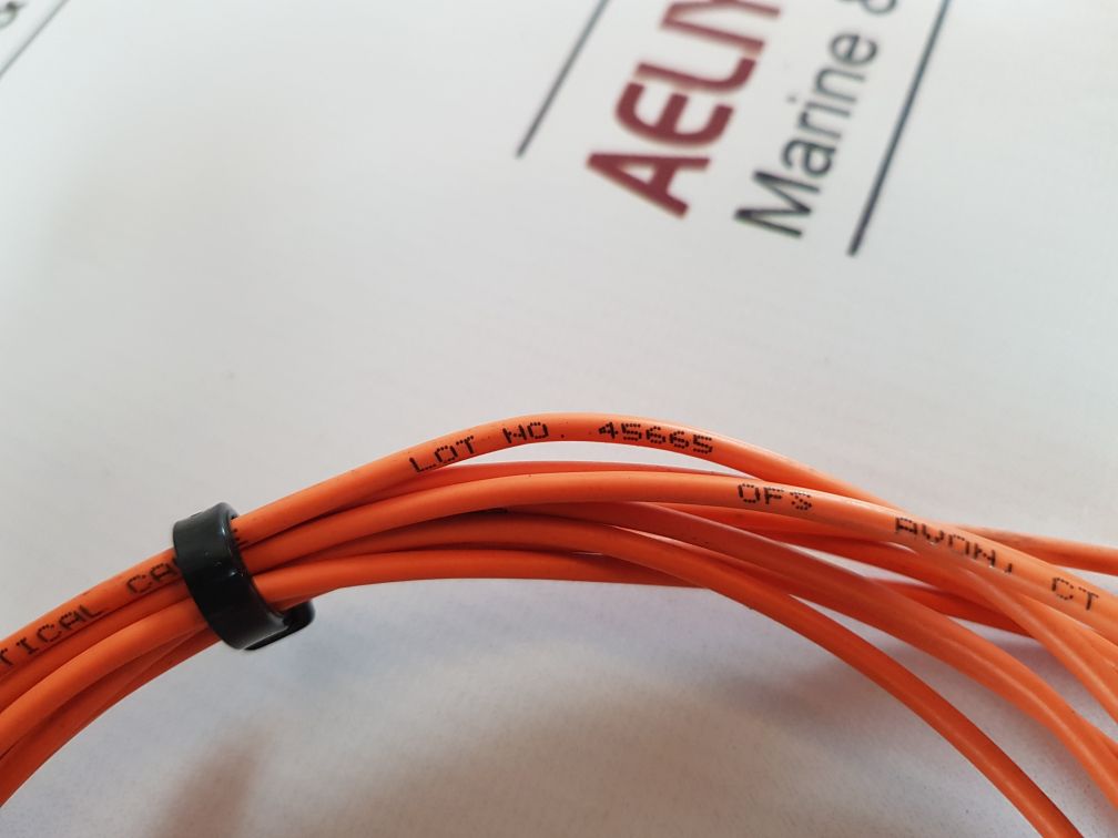 Lot of 2X Ofs ac01281-10 fiberwire optical cable