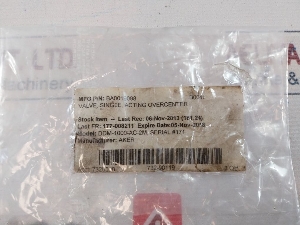Oil Control 054162100320000 Single Acting Overcenter Valve