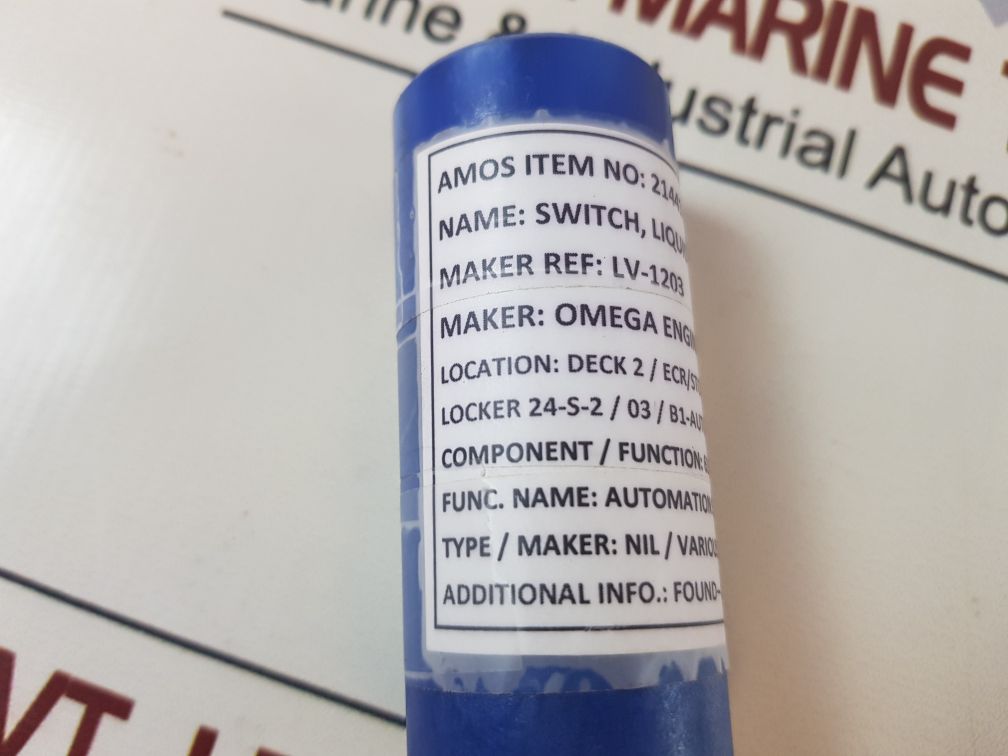 Omega LV-1203 Liquid Level Switch 5A 125V