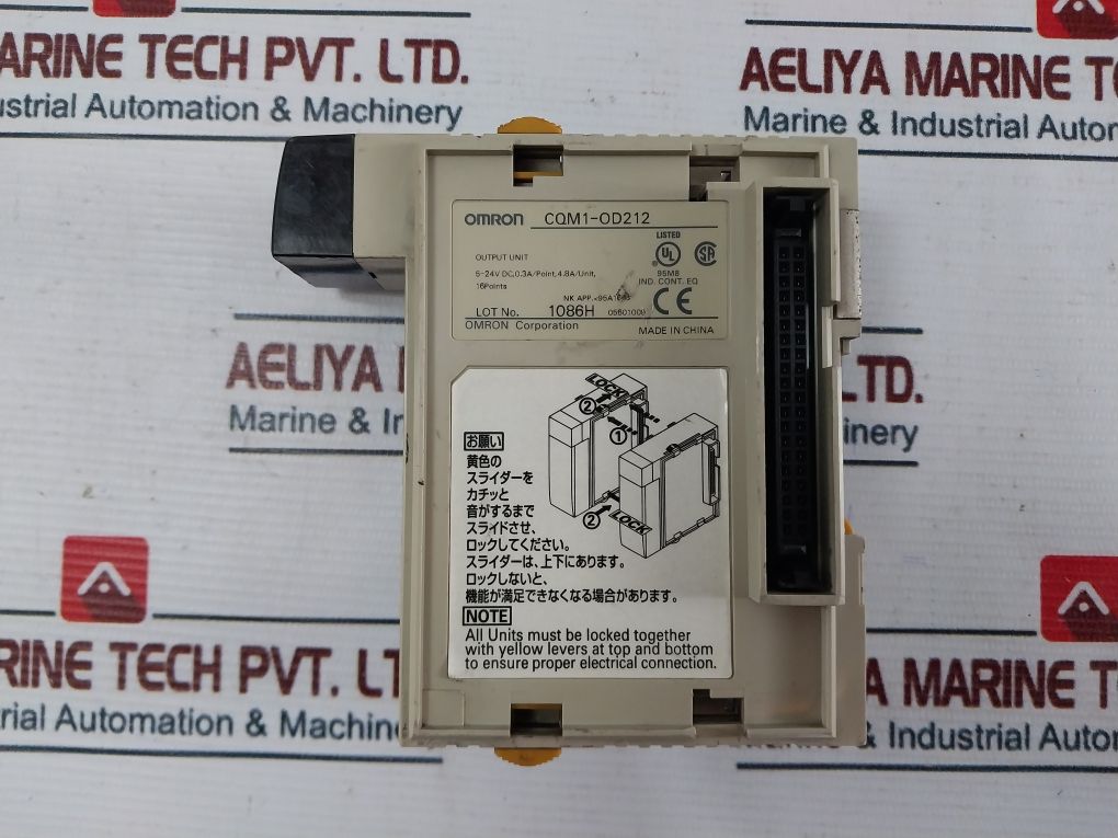 Omron Cqm1-od212 Output Unit Transistor Programmable Controller