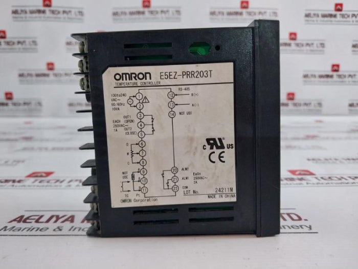 Omron E5EZ-PRR203T Digital Temperature Controller 100-240 VAC 50/60Hz 10VA