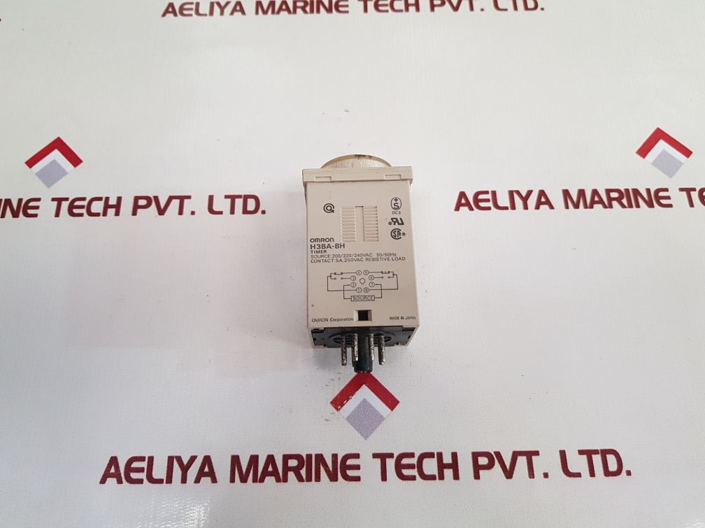 OMRON H3BA-8H Timer Module 0 to 10 min 200/220/240VAC 50/60Hz