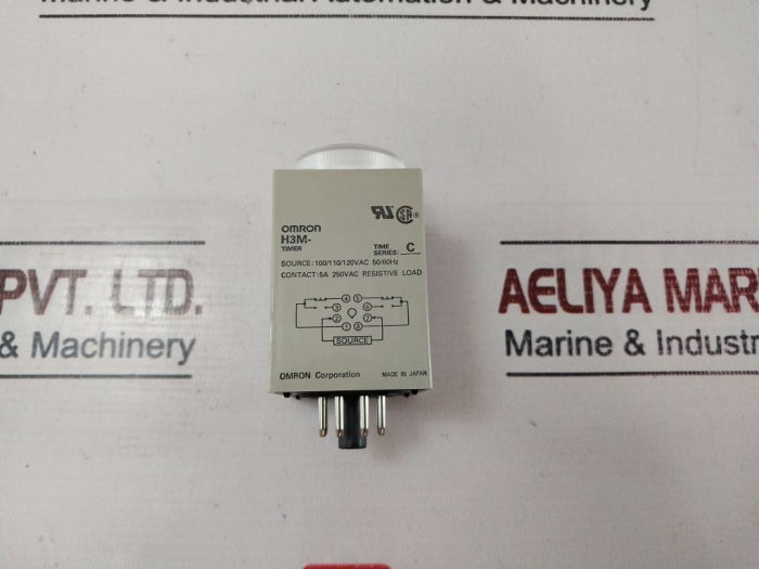 Omron H3M Timer Series C 100/110/120Vac 50/60Hz