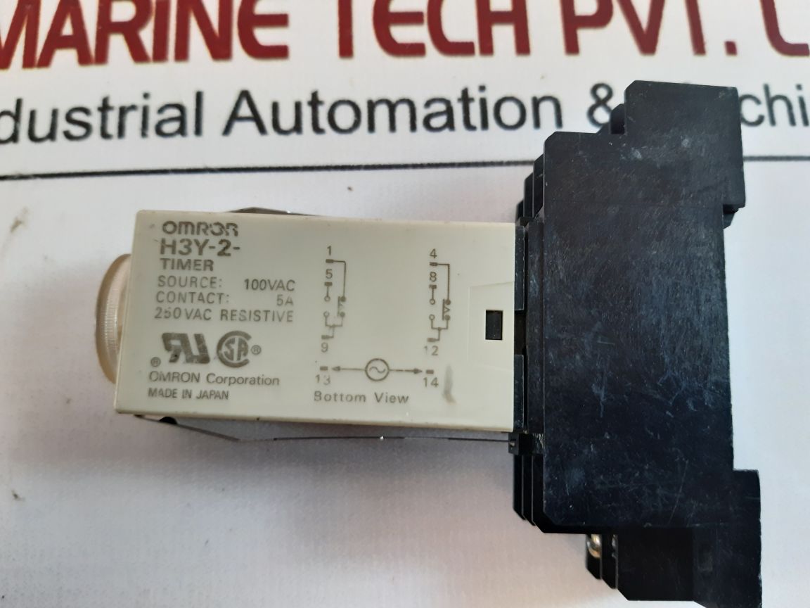 Lot of 3X Omron h3y-2 timer 0 to 120 sec
