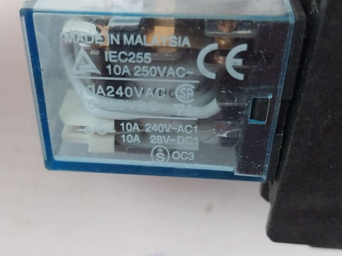 Omron LY4NJ Power Relay With Socket 24VDC