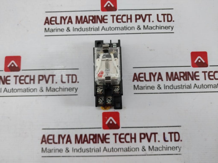 Omron My2n Miniature Power Relay With Socket Ptf08a 100/110 Vac