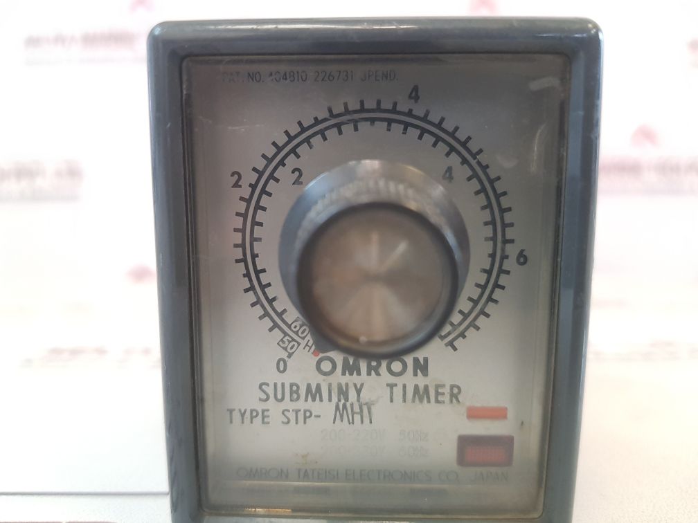 Omron Stp-mht Subminy Timer 0 To 6 Minutes 200-220V 50Hz/200-230V 60Hz