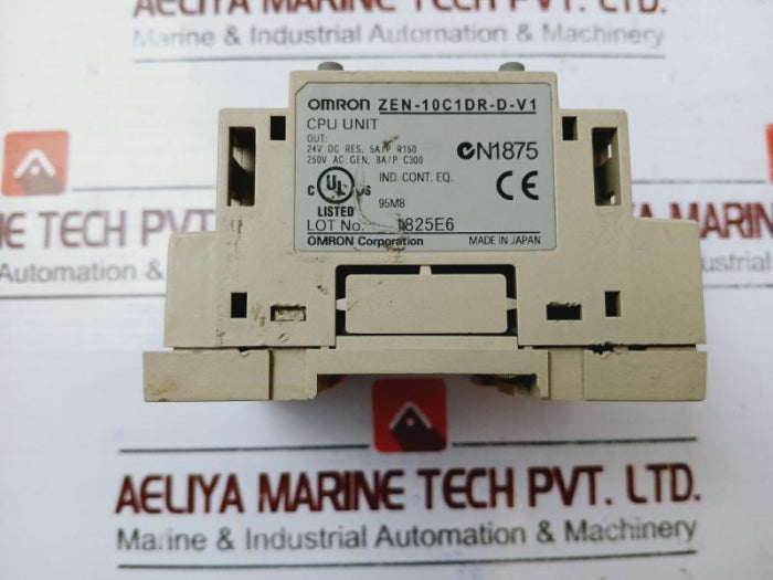 Omron Zen-10C1Dr-d-v1 Programmable Intelligent Relay Cpu Unit 24V Dc Res 5A/P R150