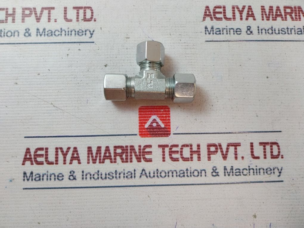 Parker 10-s Eo Compression Tee Steel Tube Fitting