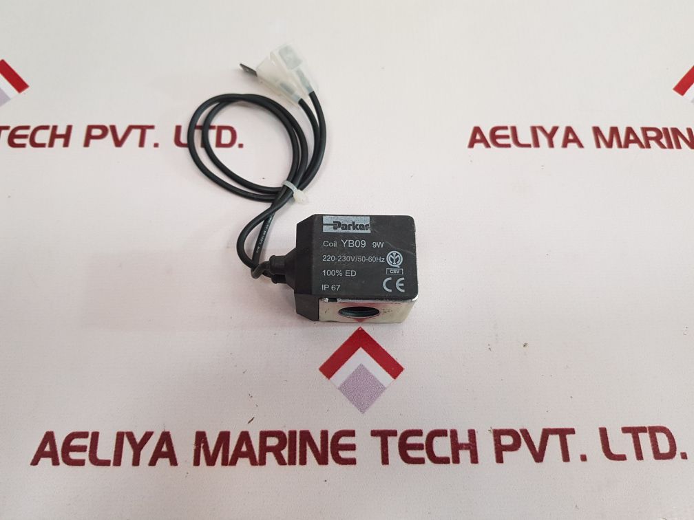 Parker Yb09 Solenoid Coil With Cable 220-230V/50-60Hz
