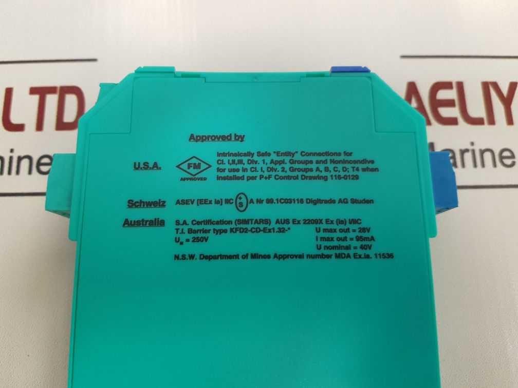 Pepperl+Fuchs Kfd2-cd-ex1.32-8 Transformer Isolated Driver 71907