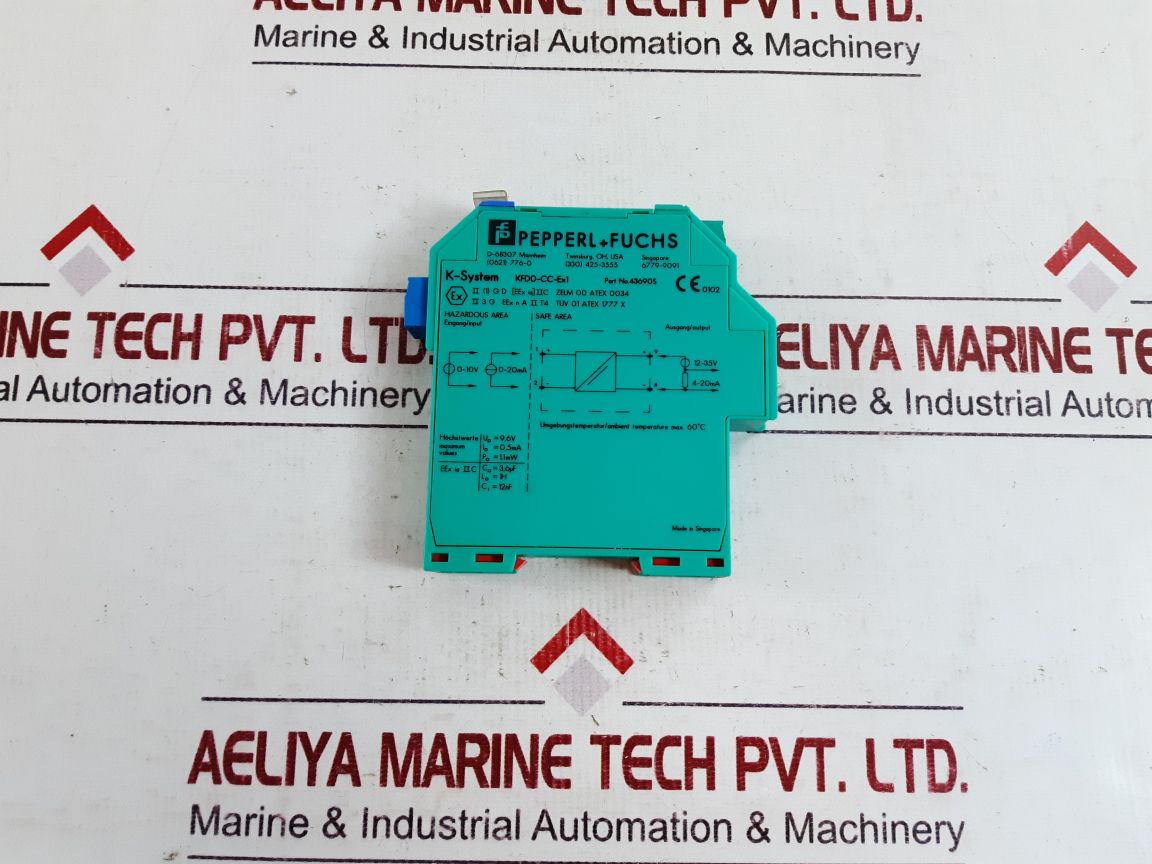 Pepperl+Fuchs K-system Kfd0-cc-ex1 Current/Voltage Converter 43690S