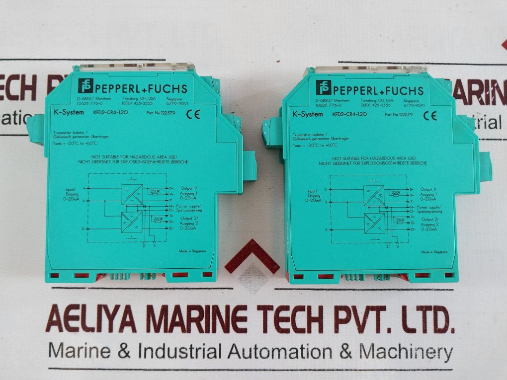 Pepperl+Fuchs Kfd2-cr4-1.2O Transmitter Power Supply 122579 0-20Ma