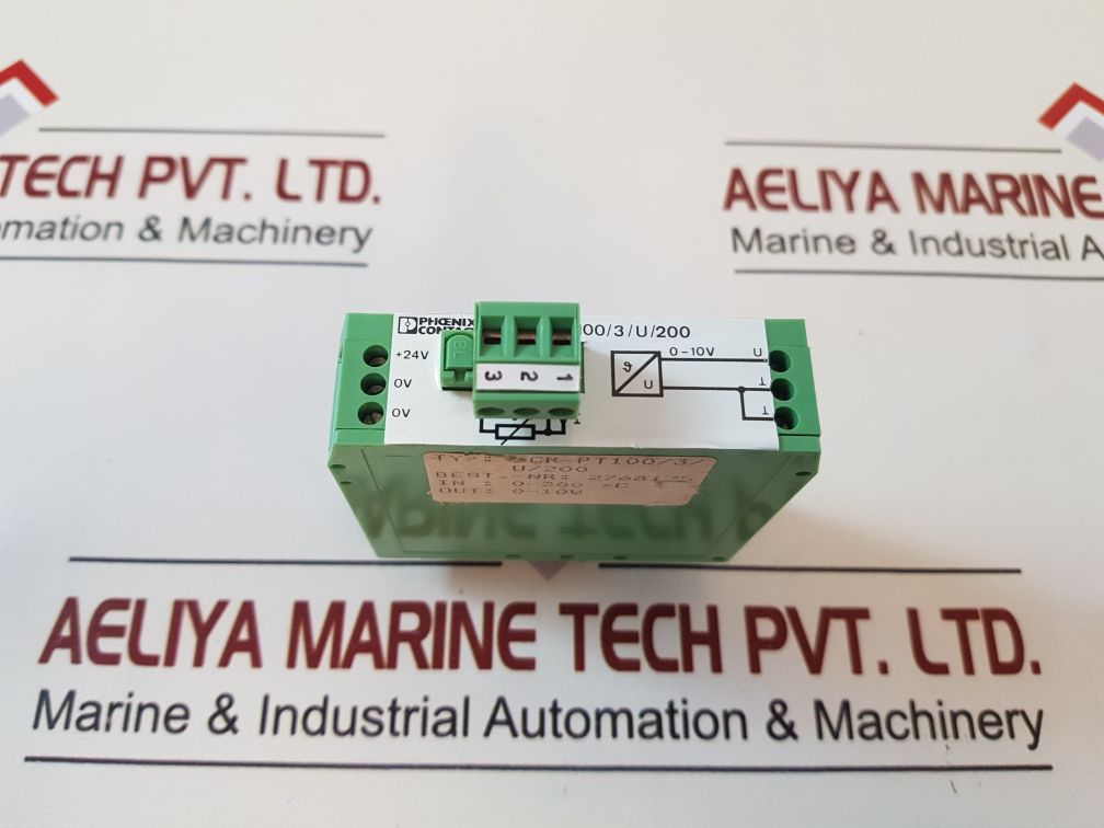 Phoenix Contact Mcr-pt100/3/U/200 Temperature Transmitter