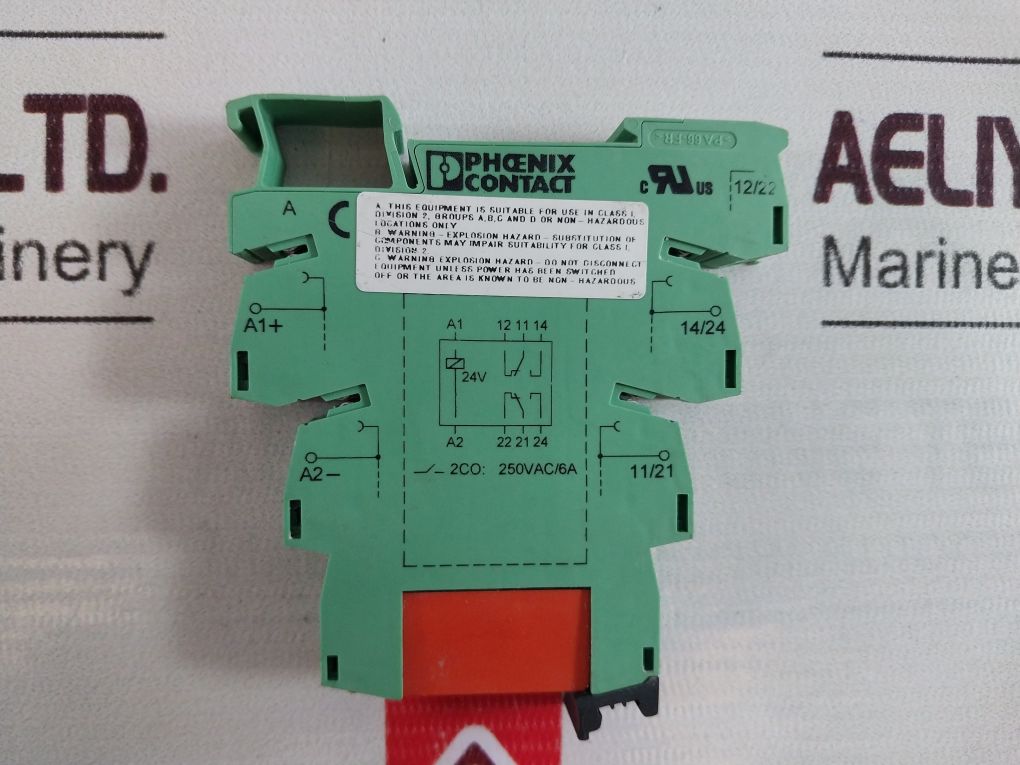Lot of 5X PHOENIX CONTACT PLC-RSC-24DC/21-21ATEX,2980461 Relay Module RT940005