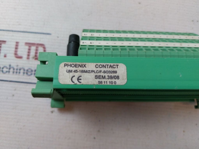 Phoenix Contact Um 45-16Im/Z/Plc/F-so3269 Interface Module Sem. 39/08
