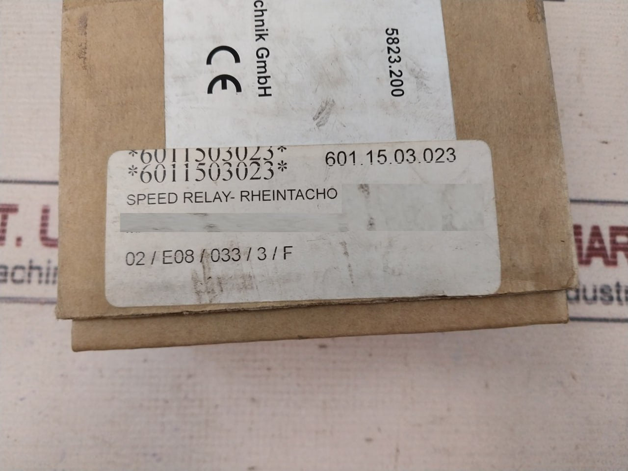 Rheintacho 5823.200 Programmable Speed Monitor 24Vdc