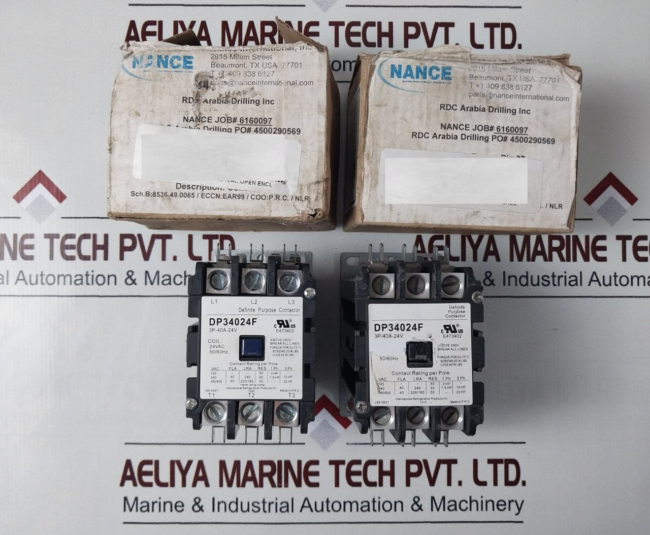 Irp Dp34024F Definite Purpose Contactor 3P-40A-24V