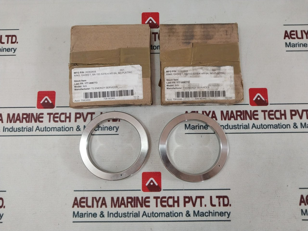 Wolar BX-153 Plated Ring Gasket 6A-0333 S316-4 S316 20362608