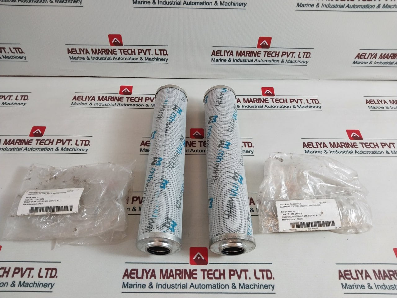 Mhwirth P/ac-d Ba0059952 Medium Pressure Oil Filter Element Ddm-1000-ac-2m