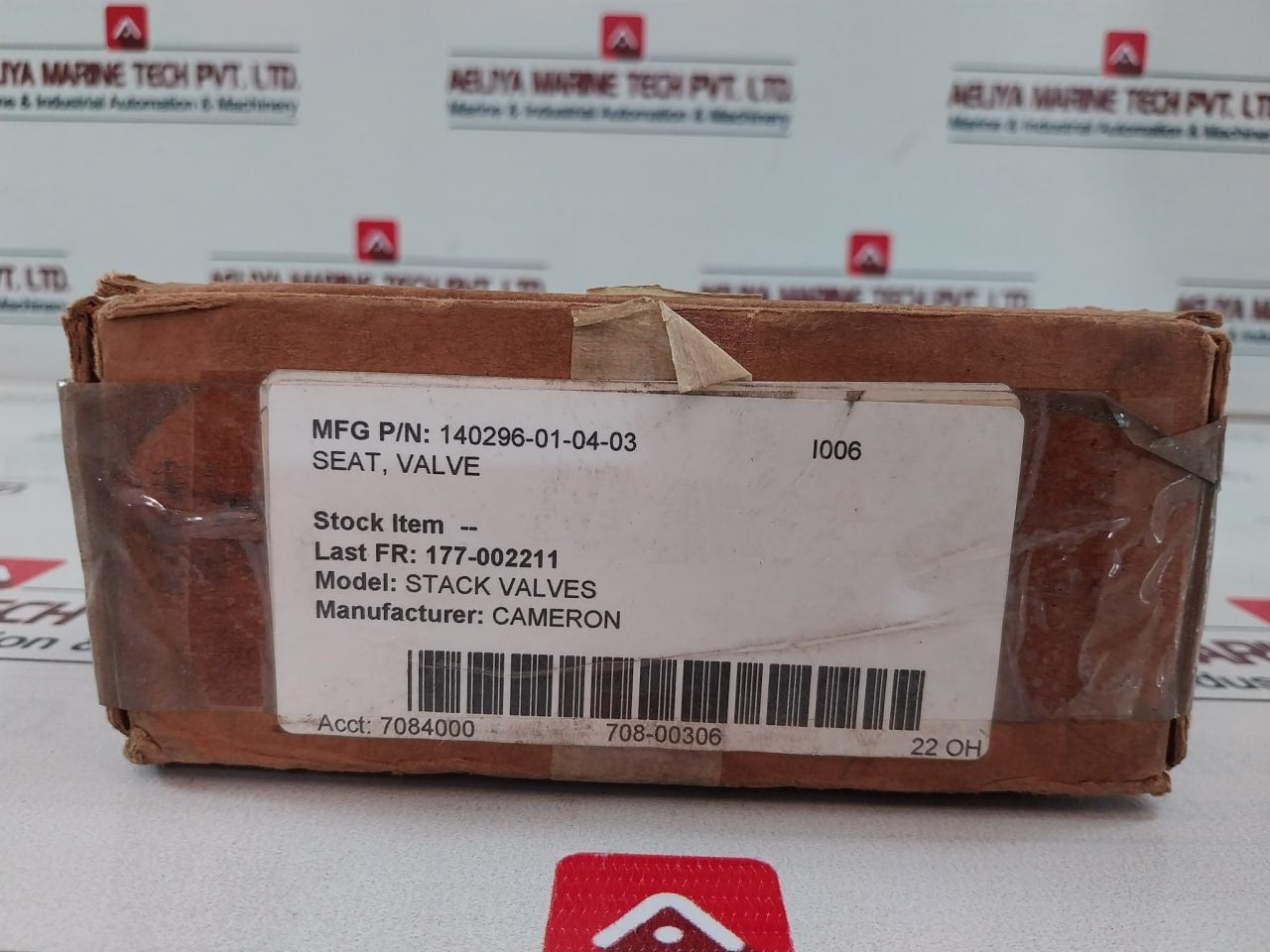 Cameron 140296-01-04-03 Valve Seat REV 01 Hn B16337