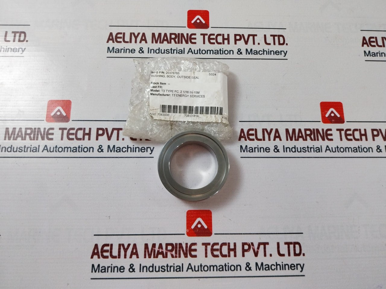 T3 Energy 20378765 Bonnet Gasket Bushing Body T3 Type Fc, 2 1/16 In-15M Ss24
