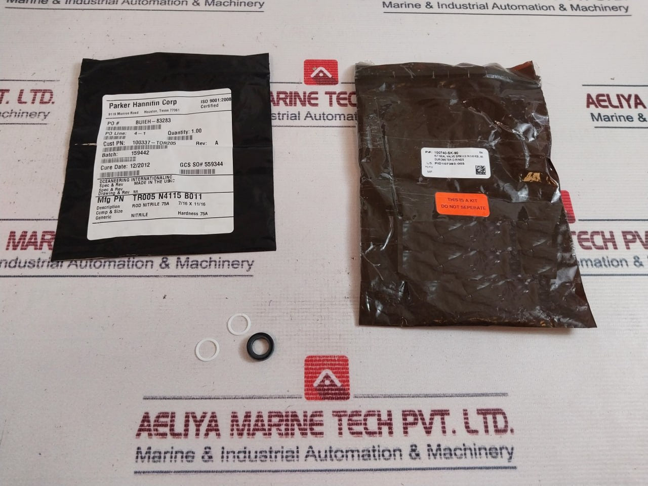 Oceaneering 100755-rk Normally-closed Spm Valve Repair Kit