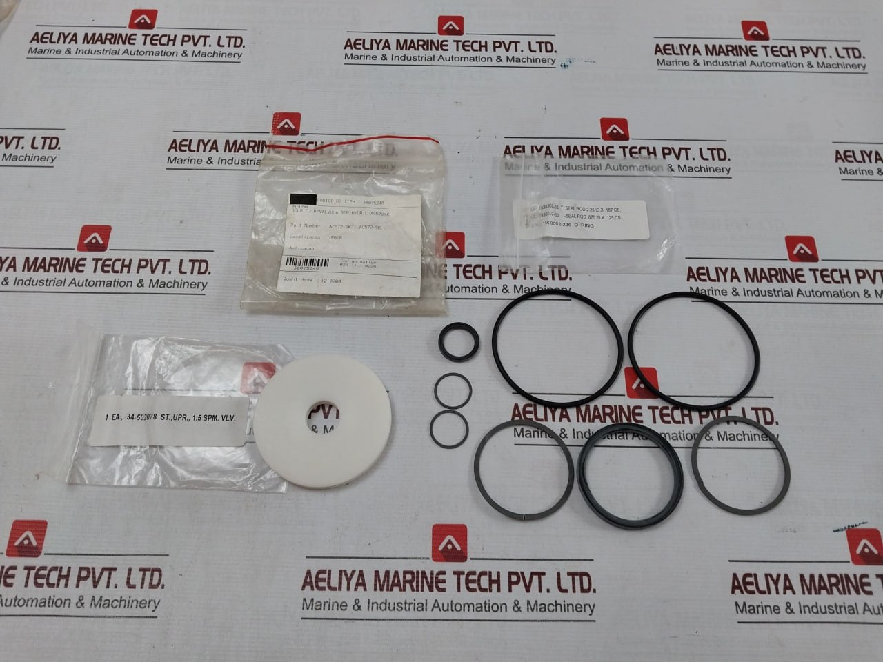 Hydril Ac572-sk Valve Repair Seal Kit 026.11.1.0296