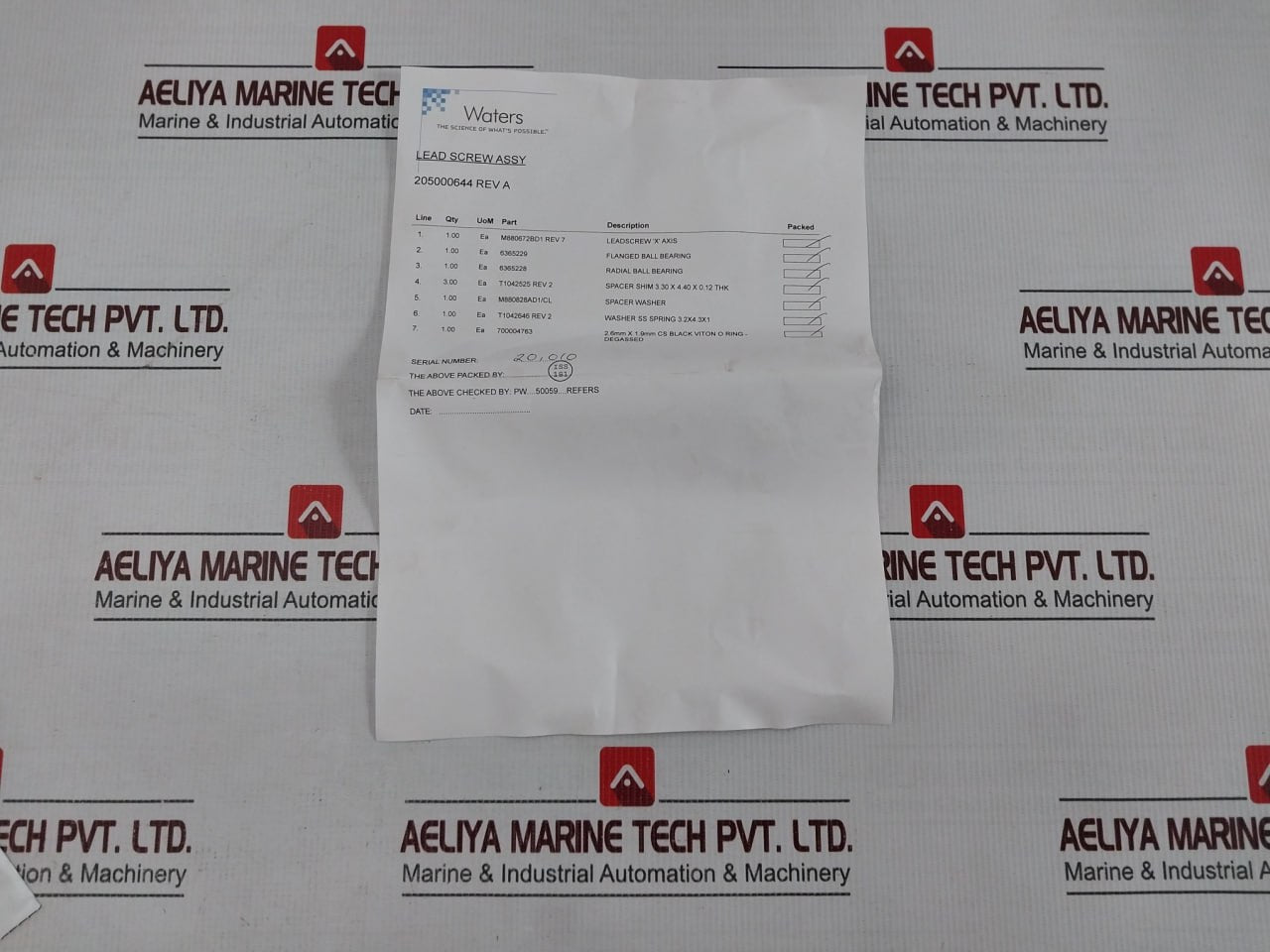Waters 205000644 Lead Screw Assy Kit M880672Bd1 6365228 6365229 M880828Ad1/Cl