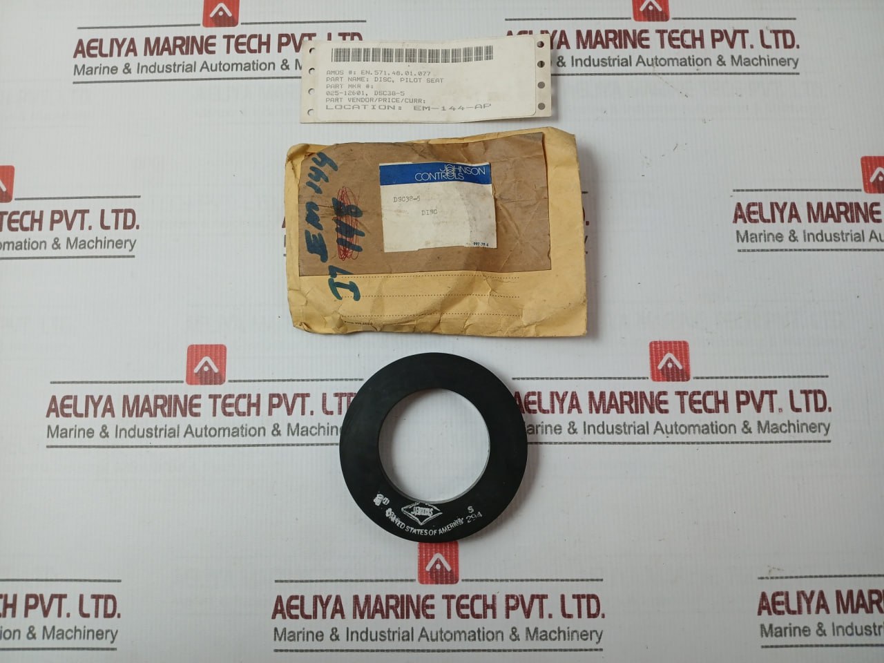 Johnson Controls Dsc38-5 Pilot Seal Disc 3" 025-12601