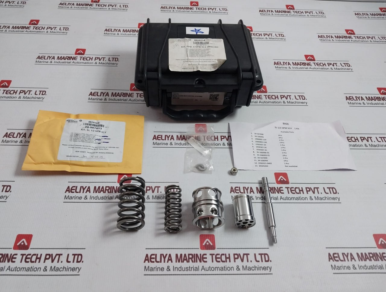 General Electric 20-507012 Repair Kit For 1/2" Spm Bi-directional Valve Rev C