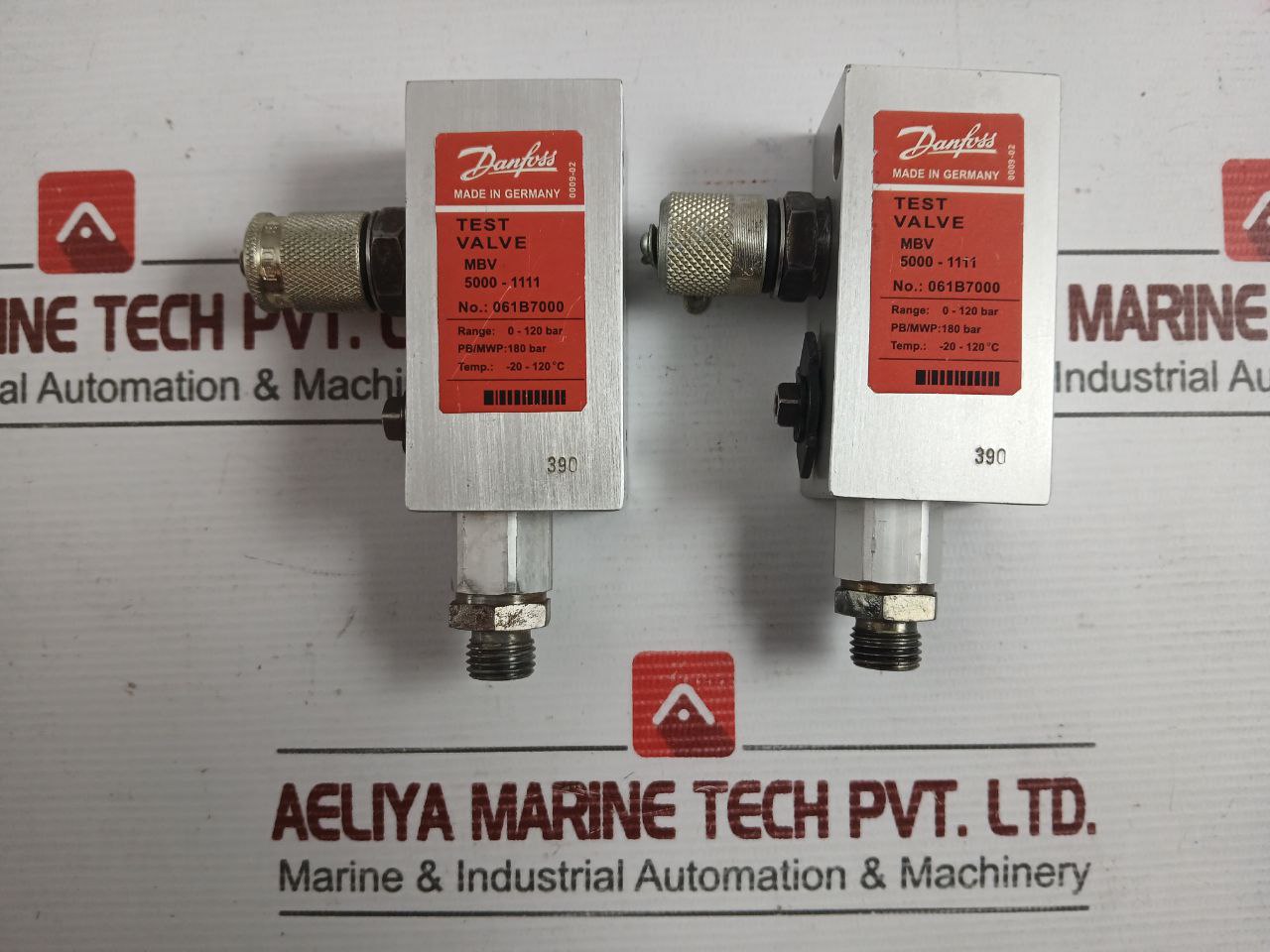 Danfoss 061B7000 Test Valve Mbv 5000-1111 0-120Bar