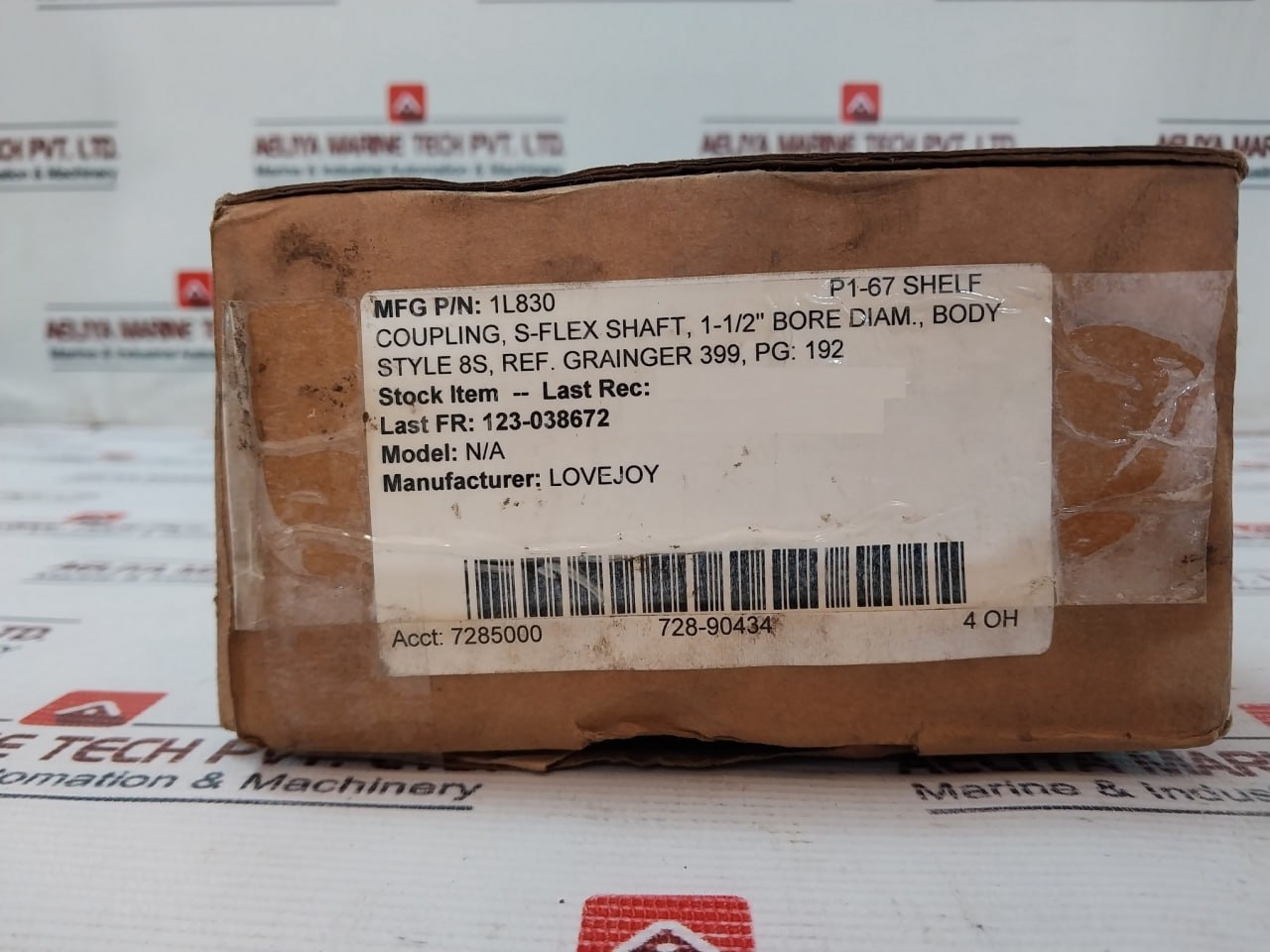 Lovejoy 1L830 S-flex Shaft Coupling
