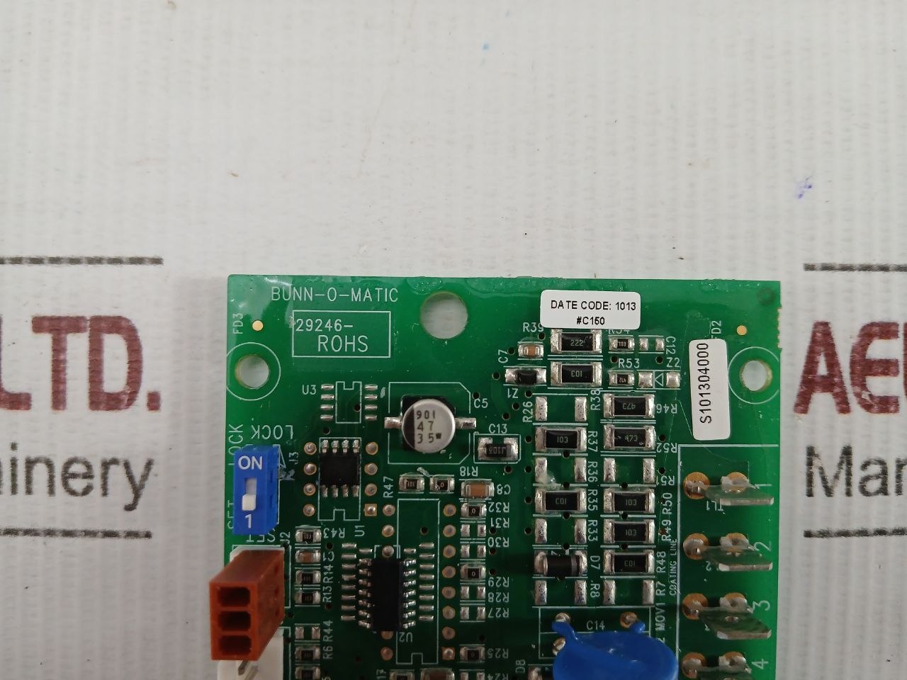 Timer Circuit Board Rev:B Bunn-o-matic 29246-0002