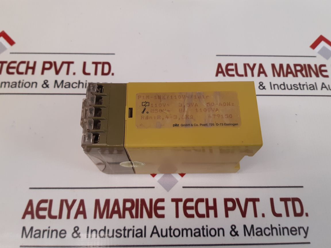 Pilz P1M-1Nk/110V~/1A1R Thermistor Protection Relay 479150