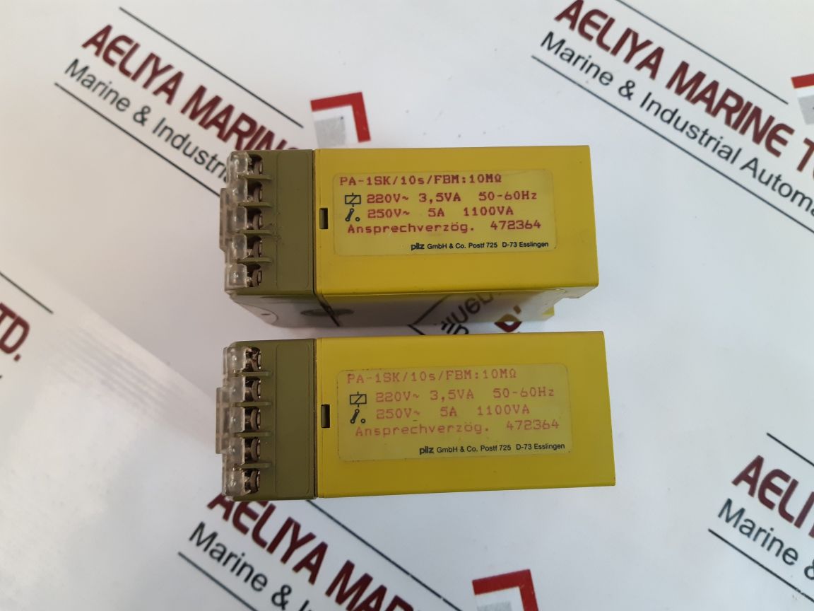 Pilz Pa-1Sk Safety Relay 0.04-10S