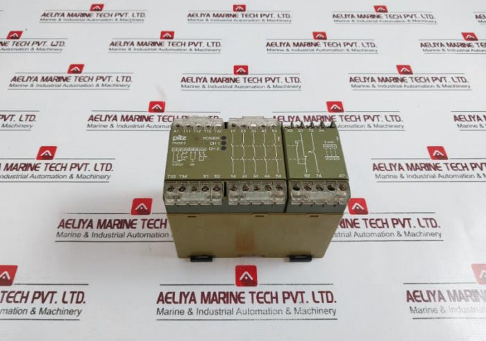 Pilz Pnoz 3 Safety Switch Relay 24vdc 5s 250/400vac 8/5a