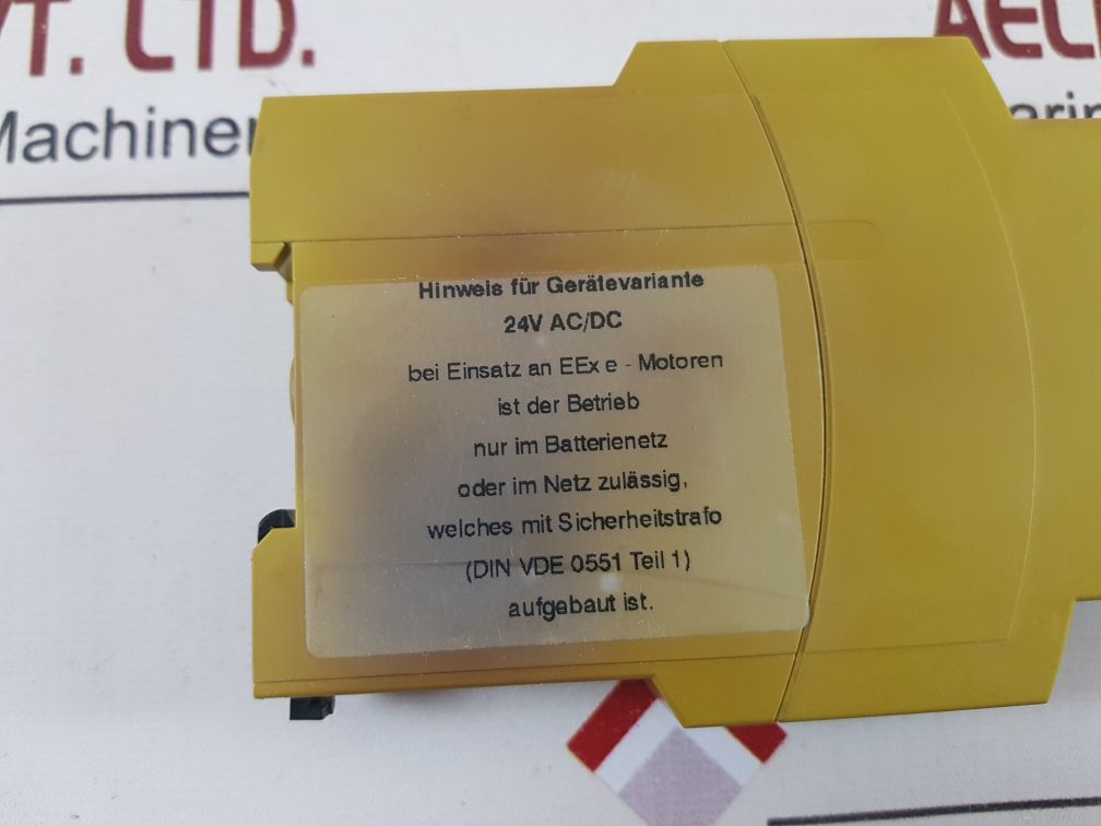 Pilz S1Mn Thermistor Monitoring Relay 110Vac 2C/O