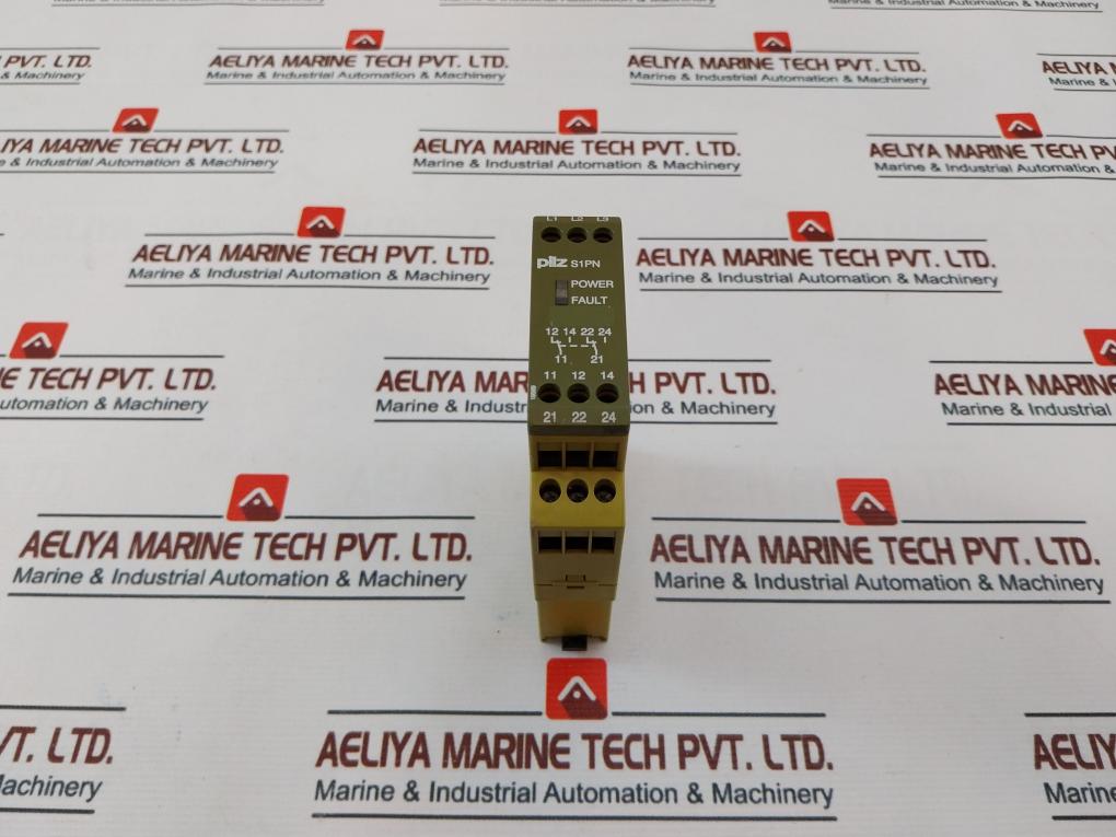 Pilz S1Pn 400-500Vac 2C/O Phase Sequence/Failure Relay 50/60Hz