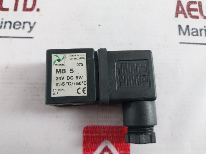 Pneumax Mb 5 Solenoid Coil 24V Dc