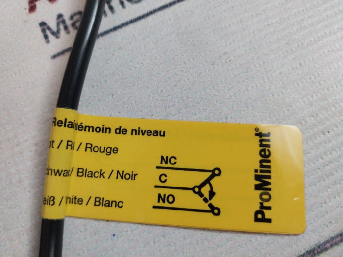 Prominent TN1002130 3 POl Low Level Alarm Relay Cable 250 V/2 A
