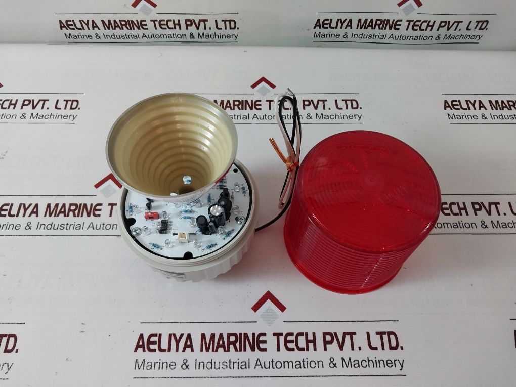 Qlight S125L Red Led Steady/Flashing Signal Light Ac220V 0.030A