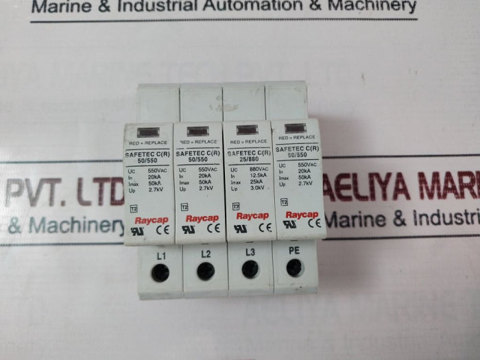 Raycap Safetec CRS (3+1) Overvoltage Protection 550/880V NG