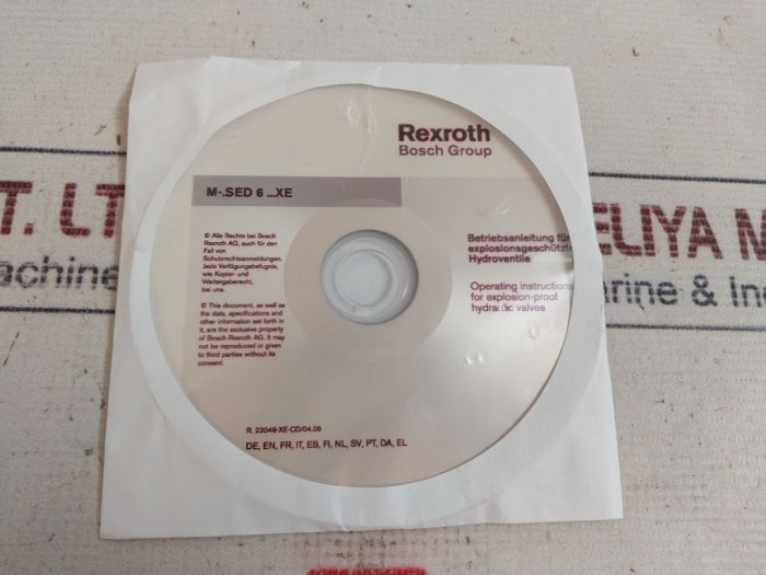 Bosch Rexroth R901121179 3/2 Way Explosion-proof Hydraulic Valve 350Bar