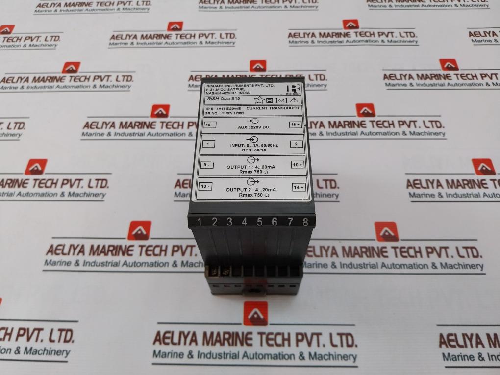 Rishabh Rish Ducer E15 Current Transducer E15-4A11 Eg0 E 0…1A, 50/60Hz